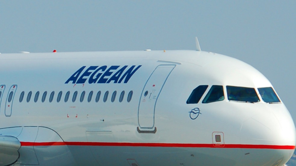 aegean airlines airplane