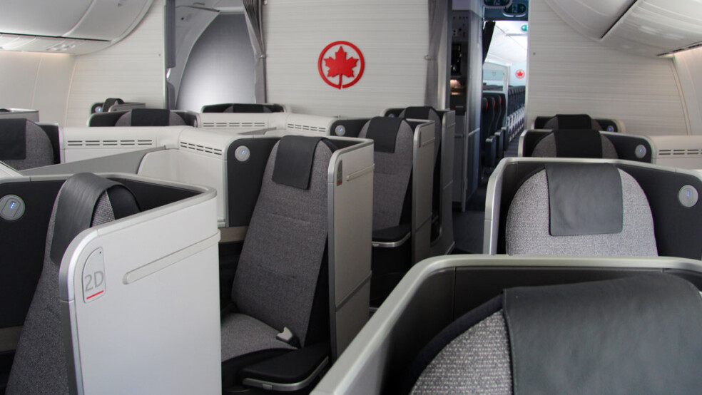 Air Canada business class