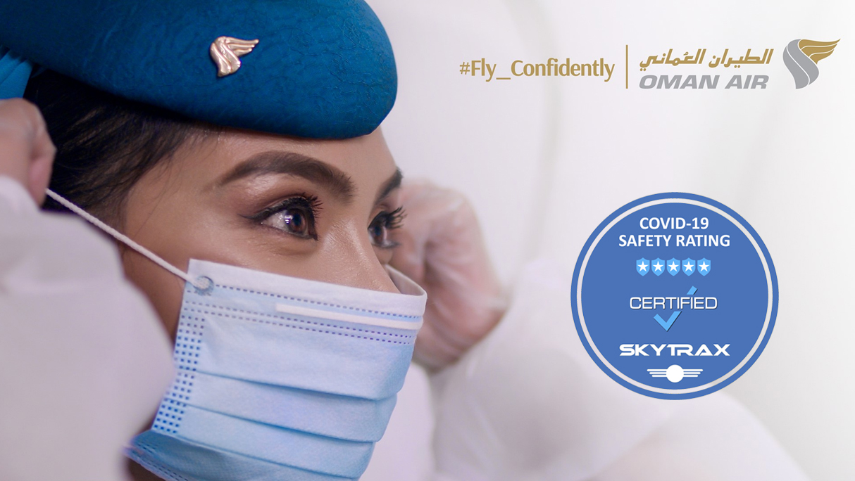 oman air 5 star covid-19 airline safety rating